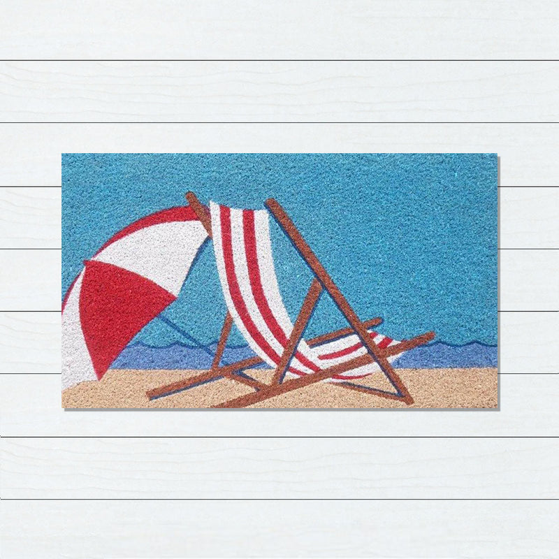 Deck Chair Latex-Coir Doormat, 45x75cm - Doormats