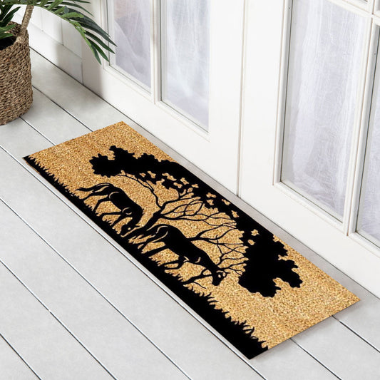Horses Tree Latex-Coir Doormat, 45x75cm - Doormats
