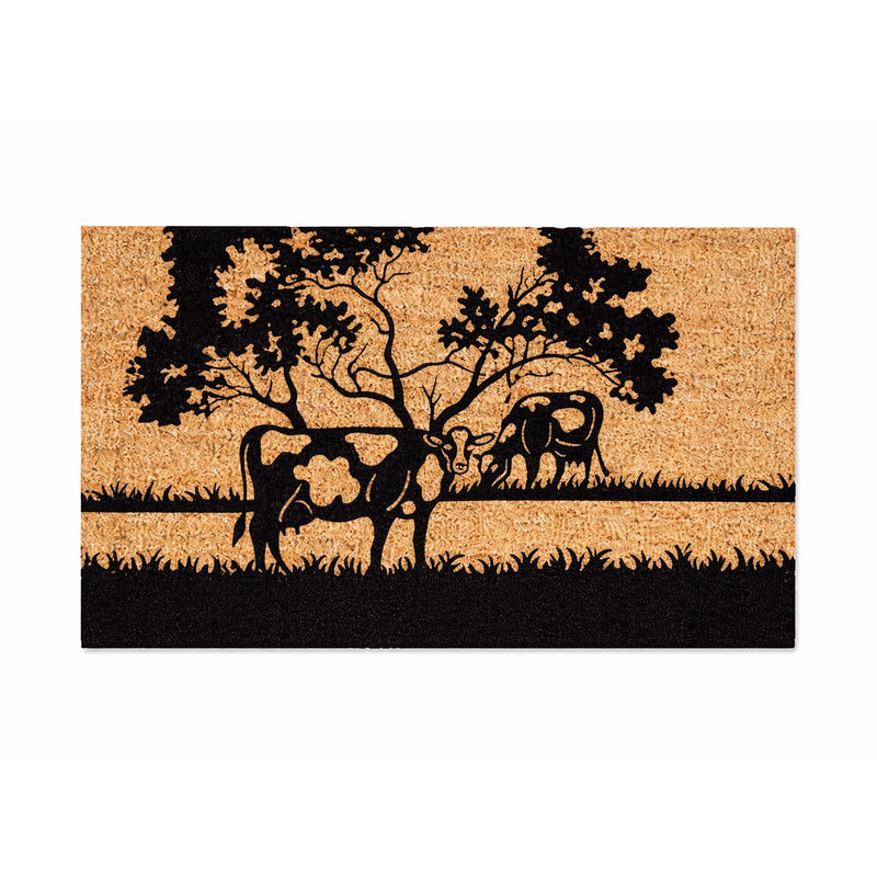 Cow Tree Latex-Coir Doormat, 45x75cm - Doormats.com.au