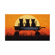 Kittens Sun Latex-Coir Doormat, 45x75cm - Doormats.com.au