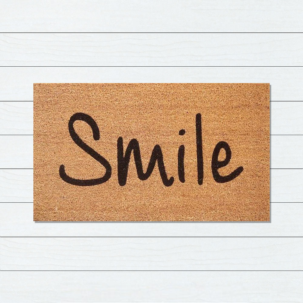 Smile Latex-Coir Doormat, 45x75cm - Doormats