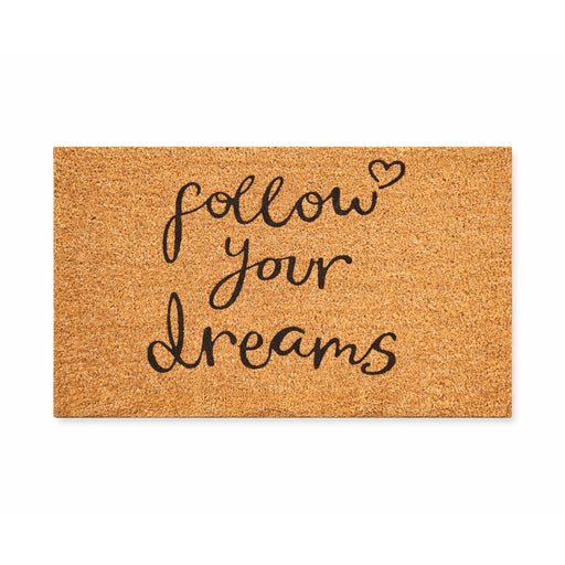 Follow Dreams Latex-Coir Doormat, 45x75cm - Doormats.com.au