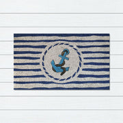 Anchor PVC Backed Coir Doormat 45x75cm, Door Mats, Ozark Home 