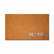 HOME Stainless Steel PVC Backed Coir Doormat 45x75cm