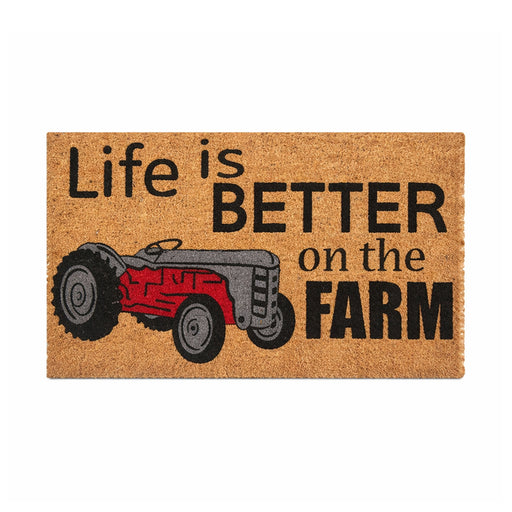 Better On The Farm PVC Backed Coir Doormat 45x75cm - Doormats.com.au