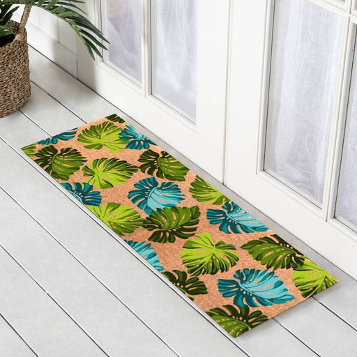 Monsteria Latex Coir Doormat, 45x110cm - Doormats