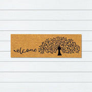 Welcome Tree Latex Coir Doormat, 45x110cm - Doormats