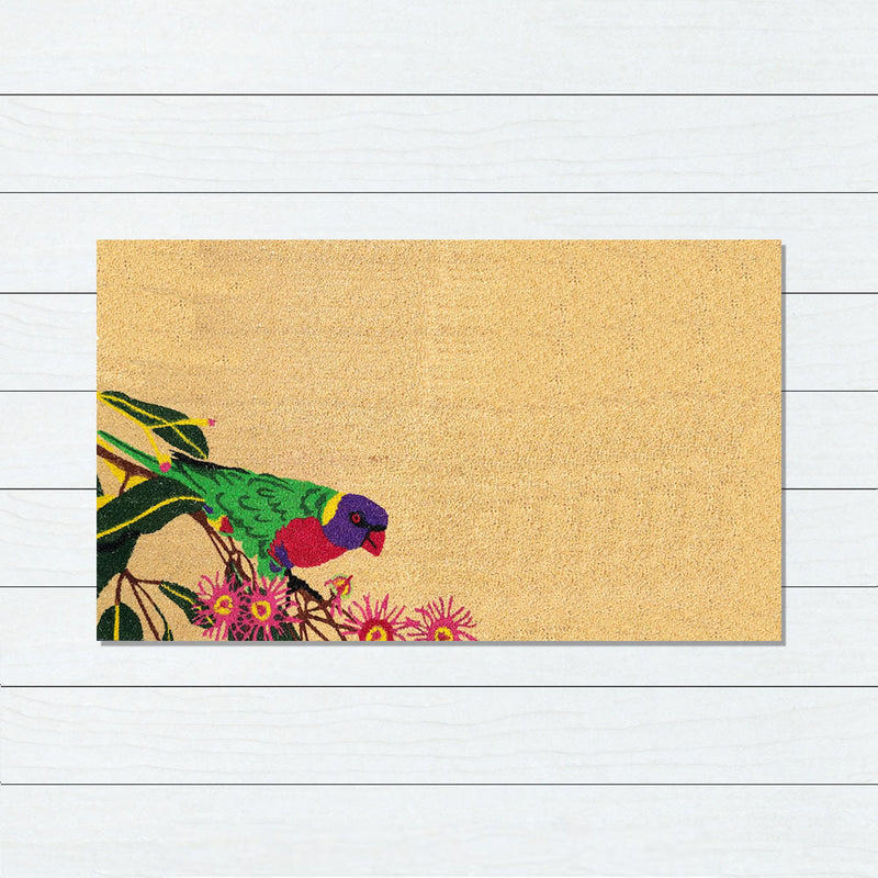 Lorikeet PVC Backed Coir Doormat, 45x75cm - Doormats