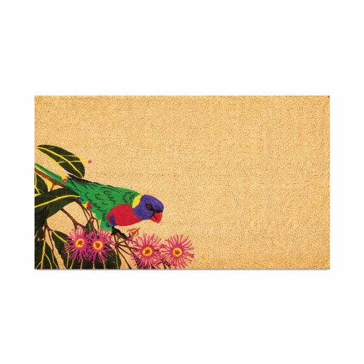 Lorikeet PVC Backed Coir Doormat, 45x75cm - Doormats.com.au