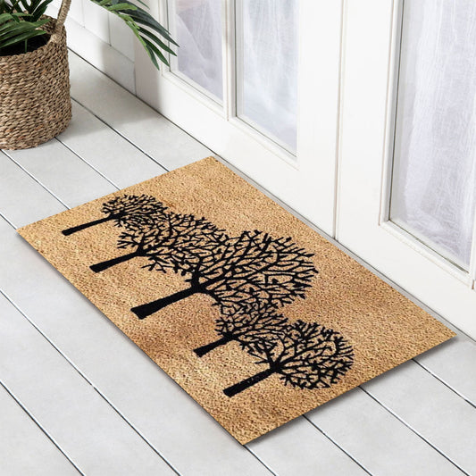 Trees Latex-Coir Doormat, 45x75cm - Doormats
