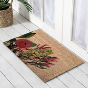 Aussie Flowers Latex-Coir Doormat, 45x75cm - Doormats
