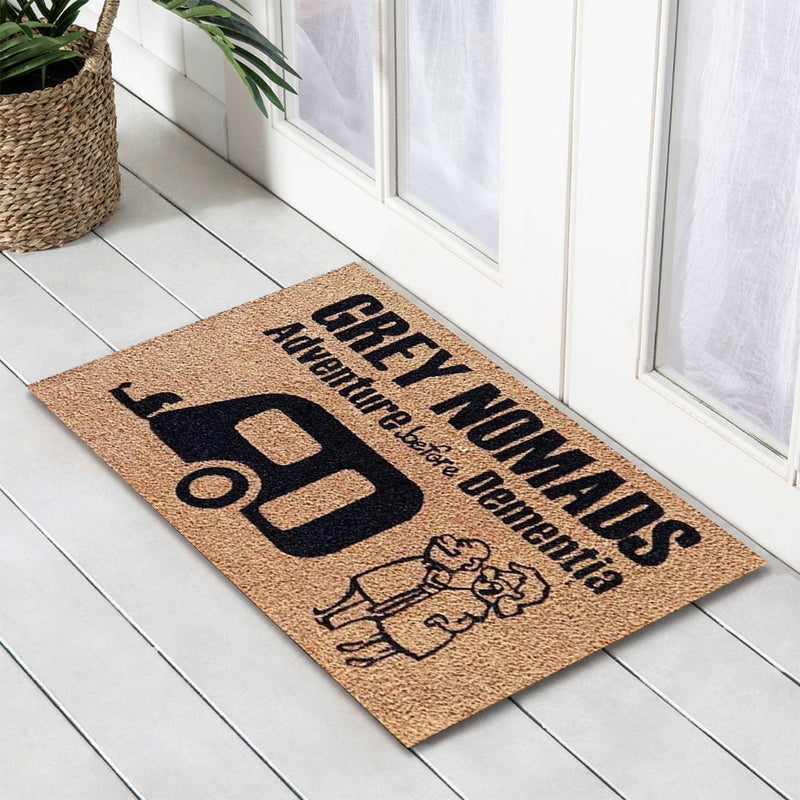 Grey Nomads Latex-Coir Doormat, 45x75cm - Doormats