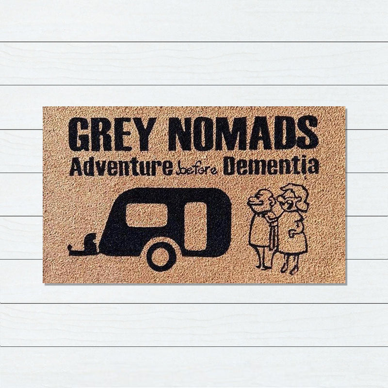 Grey Nomads Latex-Coir Doormat, 45x75cm - Doormats