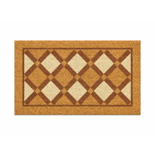 Tile PVC Back Coir Doormat, 45x75cm - Doormats.com.au