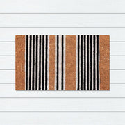Stripes PVC Back Coir Doormat, 45x75cm - Doormats