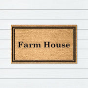 Farm Hous PVC Back Coir Doormat, 45x75cm - Doormats