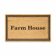 Farm House Classic PVC Back Coir Doormat, 45x75cm - Doormats