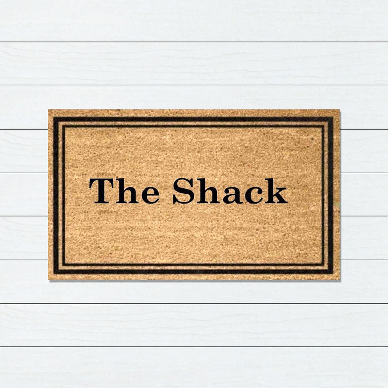 The Shack PVC Back Coir Doormat, 45x75cm - Doormats