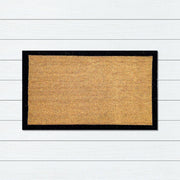 Border PVC Back Coir Doormat, 45x75cm - Doormats