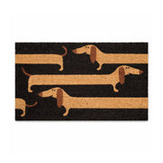 Sausage Dog PVC Backed Coir Doormat, 45x75cm - Doormats.com.au