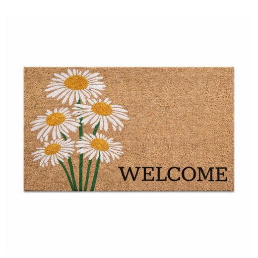 Daisey's Welcome PVC Backed Coir Doormat, 45x75cm - Doormats.com.au