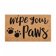 Wipe Your Paws PVC Backed Coir Doormat, 45x75cm - Doormats.com.au