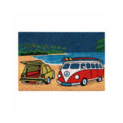 VW's Beach Latex Coir Doormat, 40x55cm - Doormats.com.au