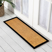 Border PVC Back Coir Doormat, 45x110cm - Doormats