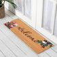 Blue Wren Welcome Wide Coir Doormat, 45x110cm