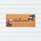 Blue Wren Welcome Wide Coir Doormat, 45x110cm