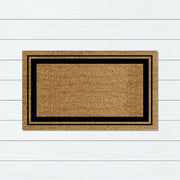 Fat Border PVC Back Coir Doormat, 58x89cm - Doormats