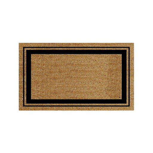 Thick Border PVC Back Coir Doormat, 58x89cm - Doormats.com.au