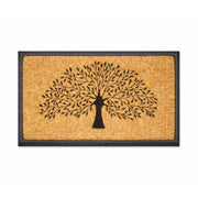 Tree of Life, Rubber & Coir Doormat, 75x120cm - Doormats.com.au