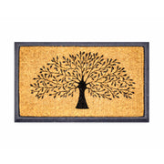 Tree of Life Rubber & Coir Doormat, 40x70cm - Doormats