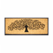 Tree of Life Wide Rubber & Coir Doormat, 45x120cm - Doormats