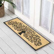 Tree of Life Wide Rubber & Coir Doormat, 45x120cm - Ozark Home