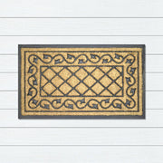 Crosses Rubber & Coir Doormat, 45x75cm - Ozark Home