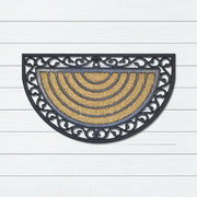 Protractor Large Rubber & Coir Doormat, 75x120cm - Ozark Home