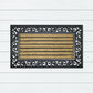 Pattern Rubber & Coir Doormat, 40x70cm - Ozark Home