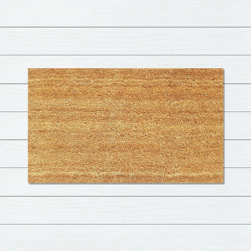 Plain Coir Doormat, 50x80cm - Ozark Home