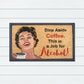 Step Aside Coffee, Bevelled Coir Doormat, 40x70cm - Ozark Home