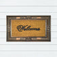 Welcome Rubber & Coir Doormat, 60x90cm - Ozark Home
