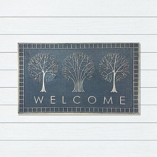 Welcome Rubber Doormat, 45x75cm - Ozark Home