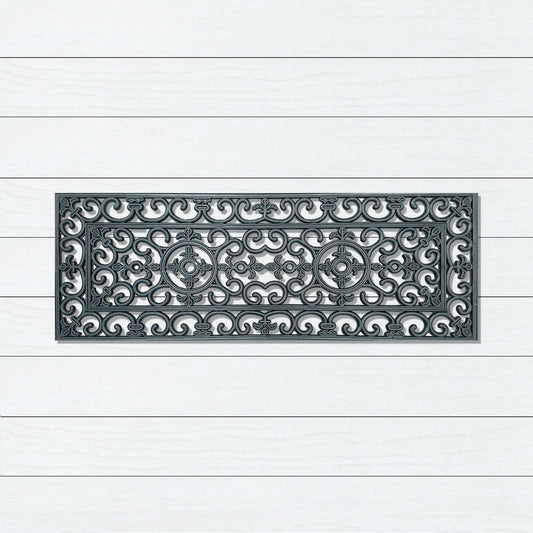 Pattern Wide Rubber Doormat, 45x120cm - Ozark Home