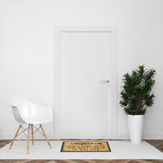 A Fisherman Lives Here, Bevelled Coir Doormat, 40x70cm - Ozark Home