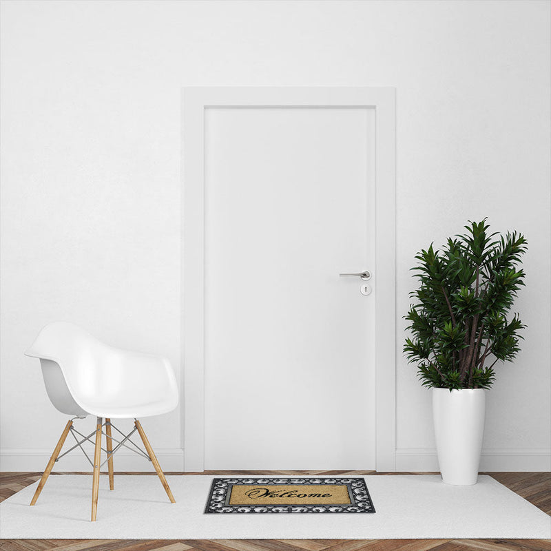 Welcome Rubber & Coir Doormat, 45x75cm - Ozark Home