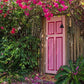 Roses PVC Backed Doormat, 45x75cm - Ozark Home