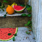 Watermelon PVC Backed Doormat, 45x75cm - Ozark Home